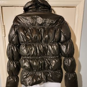 Harley Davidson Black Puffer Jacket